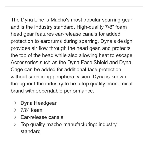 Macho Martial Arts Padded Sparring Helmet Large - Picture 11 of 11